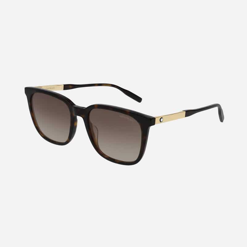 mont blanc eyewear brampton square frame acetate sunglasses asian fit