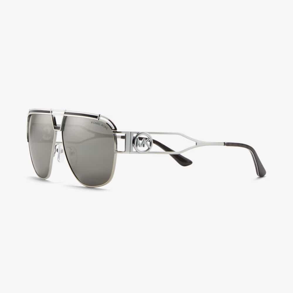 Silver Metal Frame With Grey Gradient Lenses.