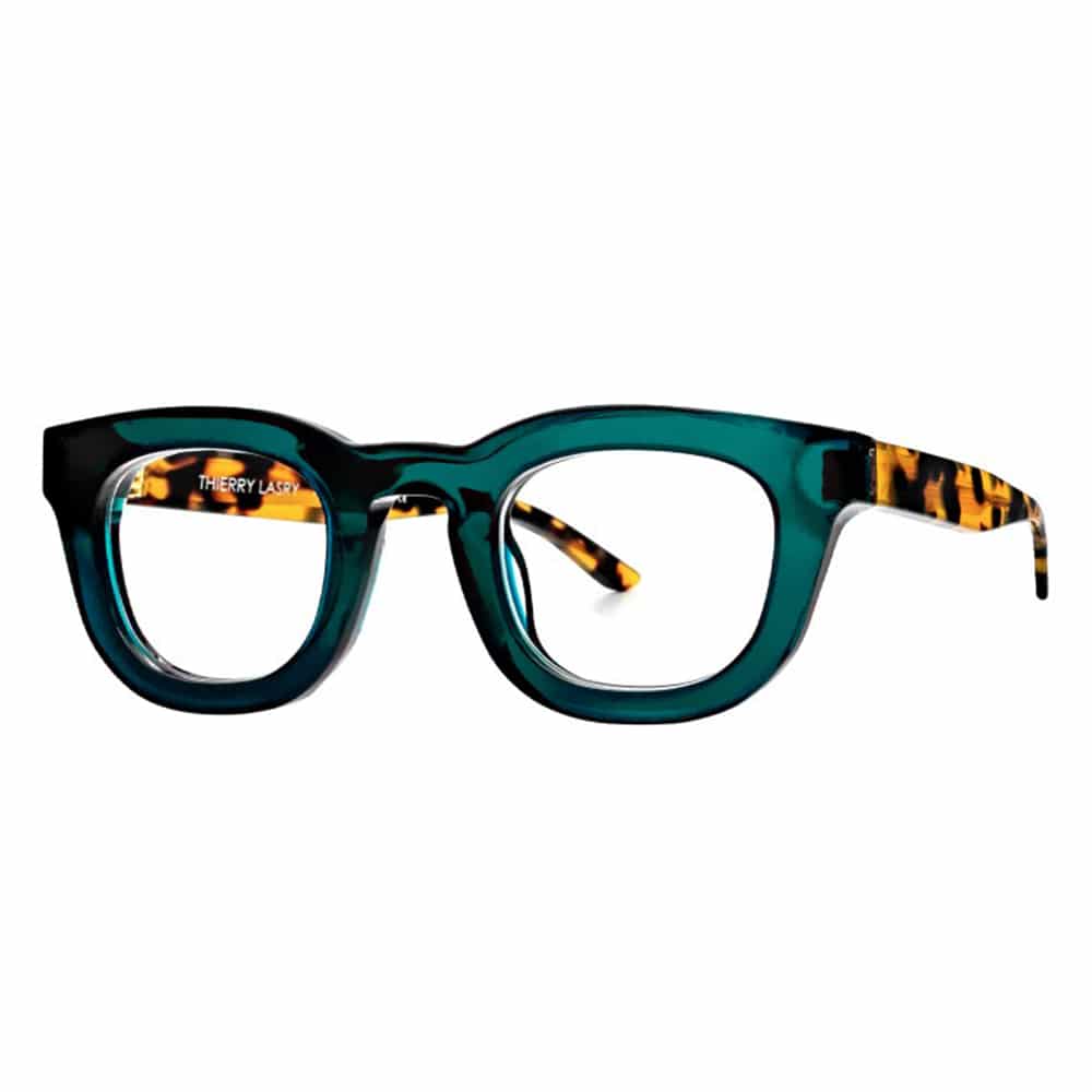 Translucent Green  Acetate Frames with Tokyo Tortoiseshell Acetate temples.