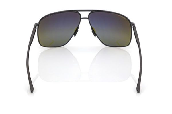 porsche design sunglasses p8933c dark grey red back