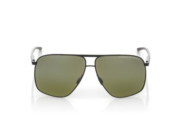 porsche design sunglasses p8933c dark grey red front