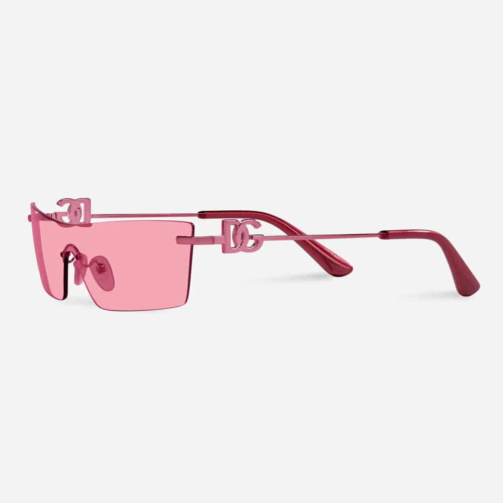 Pink Metal Frame With Pink Lenses.